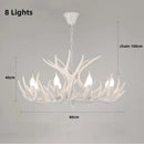 Axyaa Antler Resin Deer Horn Pendant Chandelier - Home Decor Lamp