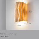 Axyaa Resin Wall Lamp G9 Bulb Modern Colorful Bedroom Lighting Fixtures