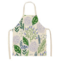 Axyaa Green Plant Style Apron for Adults and Kids