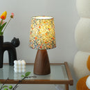Axyaa Retro Floral Desk Lamp: French Fresh Style, Nordic Design, LED Lights