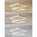 Axyaa Square Frame Chandelier for Living Room, Bedroom, and Dining Room
