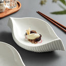 Axya Ceramic Double Layer Plate Set for Sushi, Desserts, Snacks, Salad - Unique Tableware