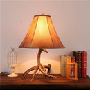 Axyaa Retro Resin Table Lamp LED for Home Living Room Bedroom Decor