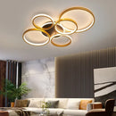 Axyaa LED Ring Ceiling Light: Dimmable, Remote Control, 3 Colors