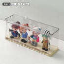 Axyaa Acrylic Doll Display Rack Stacktable | Transparent Toy Storage Box