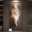 Axyaa LED Abstract Mural Wall Lamp for Bedroom, Living Room, Study & Staircase