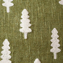 Embroidered Christmas Tree Cushion Cover Set for Festive Home Decor by Axyaa