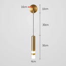 Axyaa Copper Bedside Wall Spotlight: Modern Luxury Reading Lamp