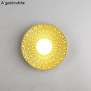 Axyaa Metal Wall Light: Modern Luxury Art Decor Lighting for Living Room