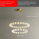 Axyaa Nordic LED Chandelier: Luxury Cream Bean Ceiling Light