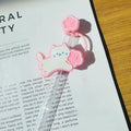 Axyaa Pink Bear 10mm Silicone Straw Cap for Stanley Tumbler