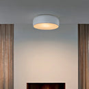 Axyaa Round Aluminum Ceiling Lamp for Bedroom Kitchen Living Room LED White Black