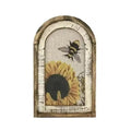 Axyaa Wooden Craft Wall Art: Octopus, Peacock, Sunflower & Rabbit Decorative Paintings