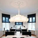 Axyaa Nordic Silk Chandelier Light for Home Decor in Living Room Bedroom Dining Loft