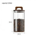 Axyaa Glass Vacuum Sealed Coffee Beans Storage Jar