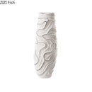 Axyaa Irregular Ceramic Vase for Modern Home Decor & Floral Arrangements