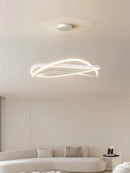 Axyaa Modern Chandelier - Creative minimalist living room ring lamp
