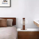 Axyaa Modern Tower Glass Table Lamp Warm White 3000K Bedroom Living Decoration