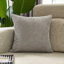 Axyaa Striped Velvet Corduroy Cushion Covers 45x45cm Home Decor Sofa Pillow Case