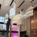 Axyaa Nordic Crystal Dining Room Chandelier - Customized Hotel Lobby Lighting