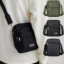 Axyaa Men's Multi-Layer Shoulder Bag: Stylish & Functional Phone Holder