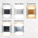Axyaa Gold/Silver LED Wall Lamp, Elegant Lighting for Bedroom, Living Room, Corridor