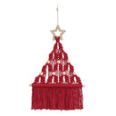 Nordic Christmas Tree Macrame Tapestry Boho Tassel Wall Hanging for Axyaa Home Decor