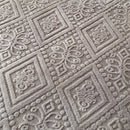 Axyaa Plush Jacquard Velvet Fitted Bed Sheet for Double King Queen Bed