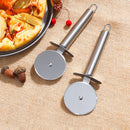 Axyaa Stainless Steel Pizza Cutter Wheel Scissor Bakeware Kitchen Tool
