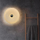 Axyaa Nordic Glass Wall Lamps Orange White Plug LED Ambient Lights for Indoor Decor