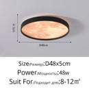 Axyaa Moon LED Ceiling Lamp: Modern Bedroom Light, Indoor Lighting Fixture