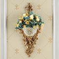 Axyaa Diamond Resin Vase Wall Hanging for Elegant Home Decor