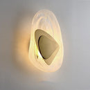 Axyaa Glass Wall Lamp LED Sconce, Modern Minimalist Bedroom Lighting