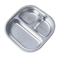 Axyaa Stainless Steel Divided Lunch Box 3/4 Compartment Food Container