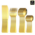 Axyaa 1010 Round Handle Cutlery Set - Ideal for Wedding, Party, Hotel