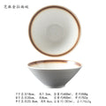 Axyaa Large Ramen Bowl Ceramic Noodle Soup Tableware Salad Rice Hat Bowl