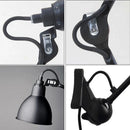Axyaa Rotatable E14 Reading Wall Lamp for Bedroom Parlor Lighting