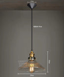 Axyaa Retro Loft Glass Pendant Light Industrial Lamp Vintage Style