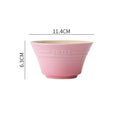 Axyaa 4.5" Ramen Bowls, Set of 8 Colors, Tableware for Kitchen & Dining