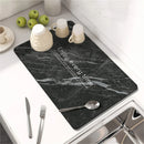 Axyaa Silicone Stripe Kitchen Drying Mat - Absorbent & Stylish Tables Cups Holder