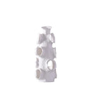 Axyaa Striped Ceramic Vase for Stylish Flower Arrangements