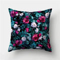 Axyaa Flower Bird Print Decorative Chair Cushion Pillowcase