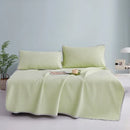 Axyaa Summer Ice Silk Jacquard Bed Sheet Set