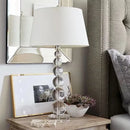 Axyaa Crystal Glass Ball Table Lamp for Living Room & Bedroom