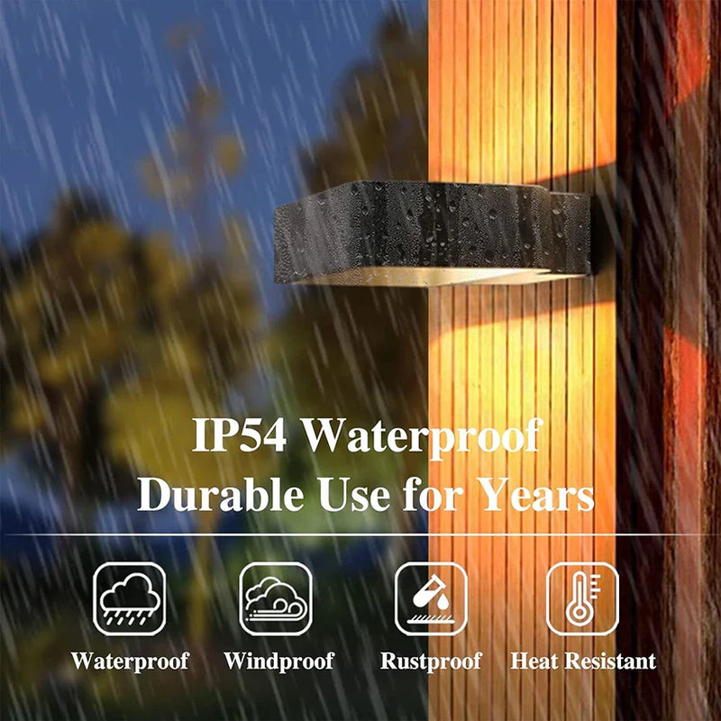 Axyaa LED Wall Light Outdoor IP54 Waterproof - Indoor & Garden Aluminum Lamp