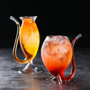 Axya Vampire Cup: Creative Straw Glass for Molecular Cocktails