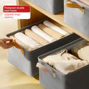 Axyaa Metal Frame Clothes Organizer Storage Box for Wardrobe Closet Organization