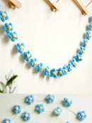 Axyaa Crochet Daisy Garland: Boho Floral Banner for Home, Nursery, Wedding & Parties