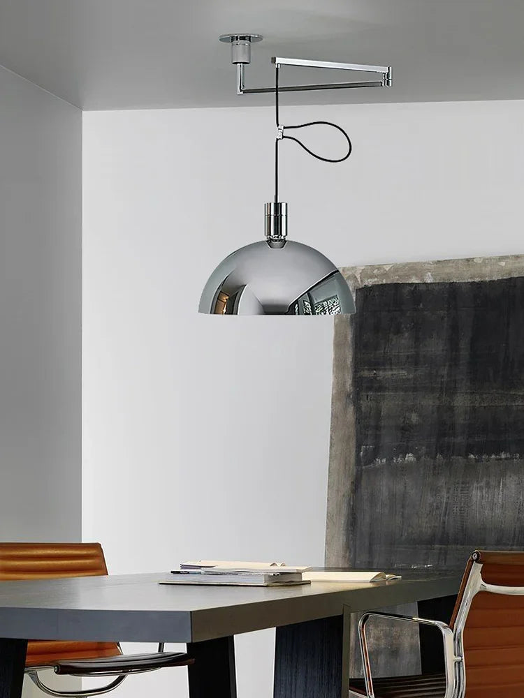 Axyaa Nordic Pendant Light: Minimalist Style Chandelier for Living Room and Dining Table