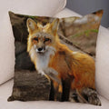 Axyaa Fox Pillowcase for Home, Office, Car Decor